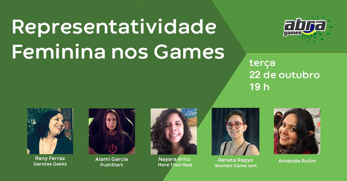 Evento sobre Representatividade Feminina nos Games na Unibes Cultural