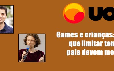 Homo Ludens na Uol: Ivelise Fortim e Rodrigo Ratier conversam sobre crianças e games