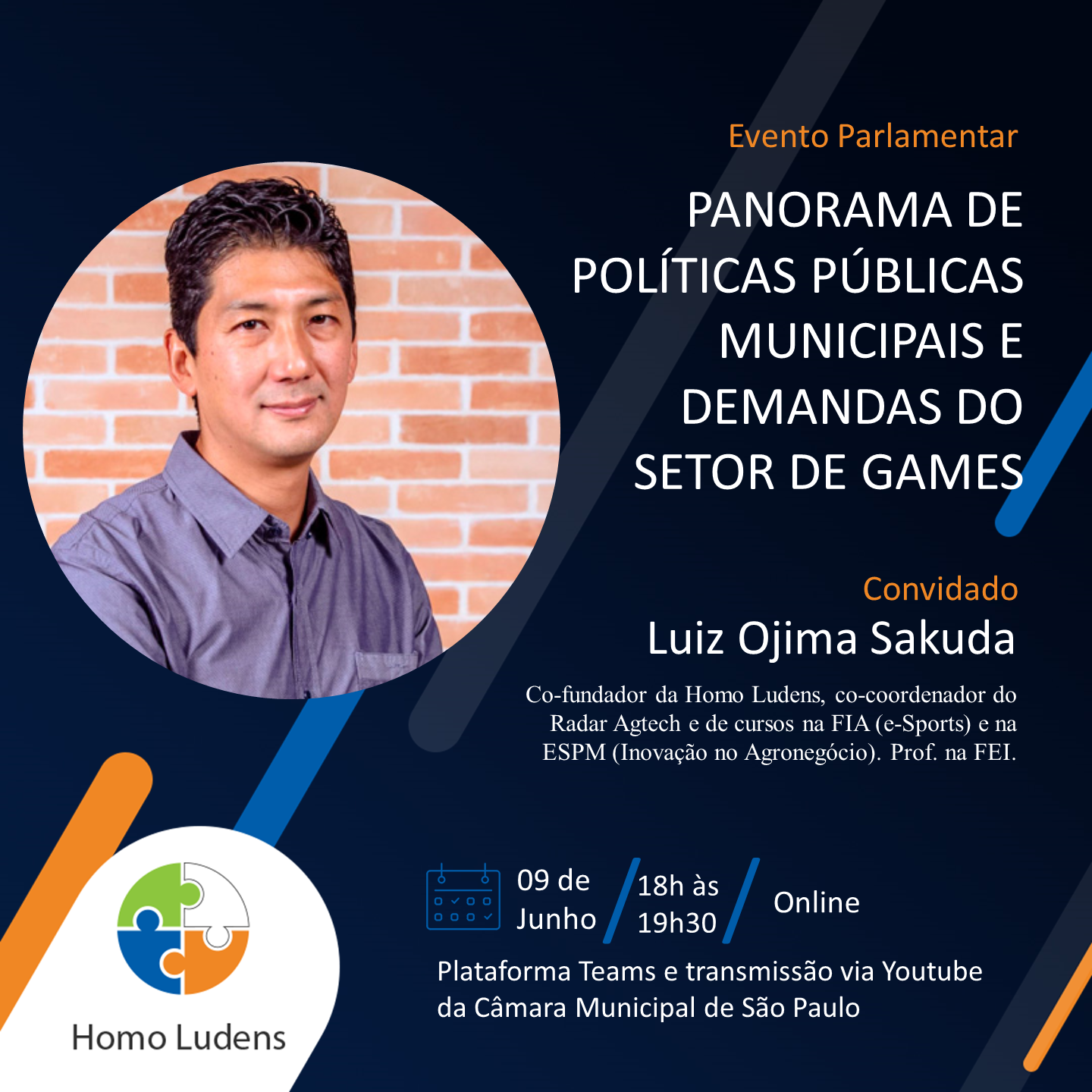 Evento Parlamentar: Panorama de Políticas Públicas Municipais e demandas do setor de Games